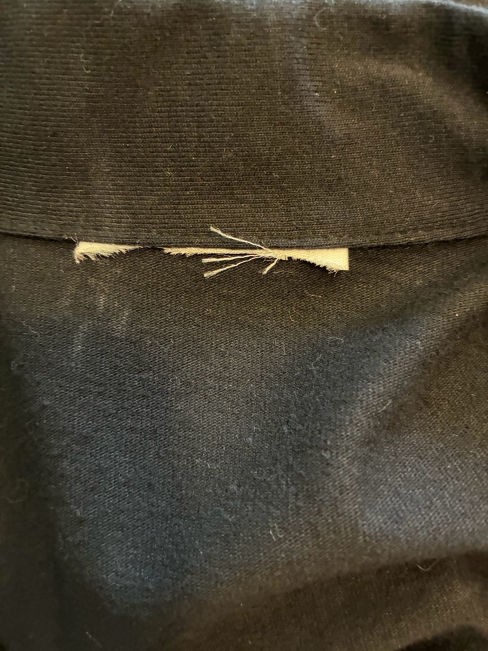 Pointed Lapel Black with White Contrast Faux Pocket Jacket Whimsical Detail MCM - Picture 2 of 7